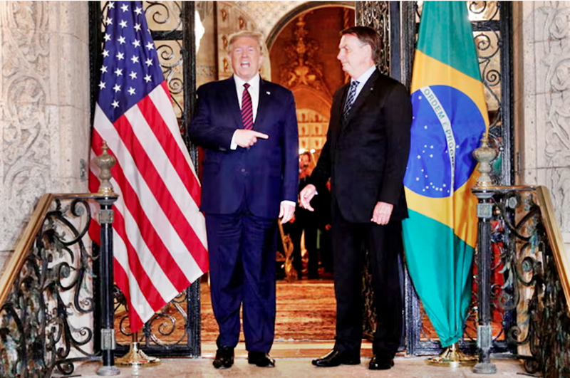 ‘Classic tinpot dictator’: Trump exports his assault on democracy to Brazil