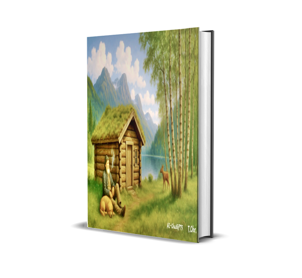THE CABIN AMONGST THE BIRCH TREES