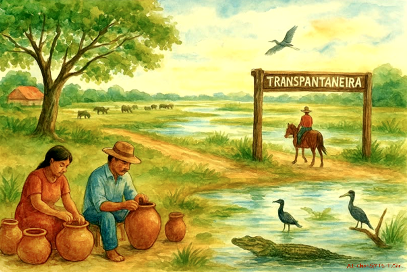 THE PANTANAL JUNGLE IN MATO GROSSO - BRAZIL