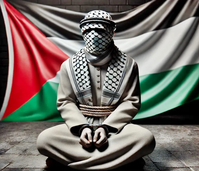 A hostage with a flag is no state. A two-state solution is not a solution