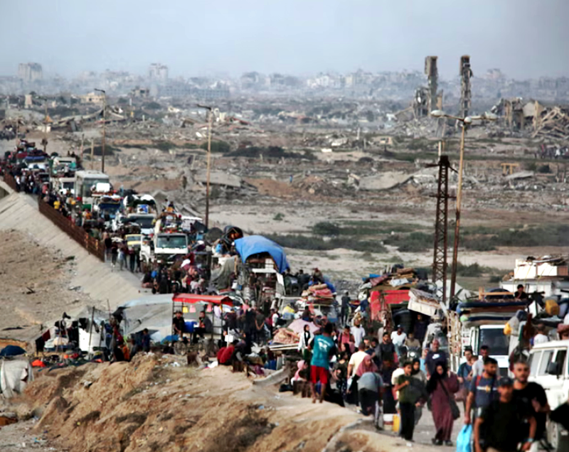 Israel army says it will use ‘unprecedented force’ in Gaza City and urges residents to leave – Middle East crisis live