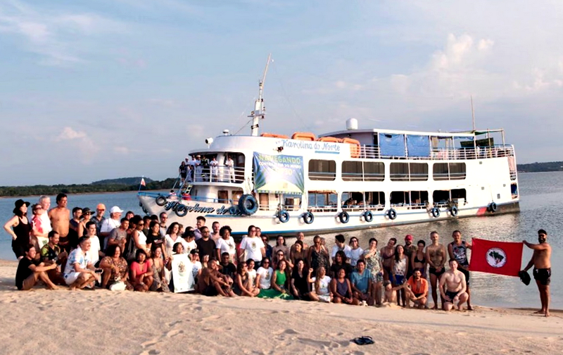 ‘A meeting of voices’: flotillas head into Belém ahead of Cop30 climate summit
