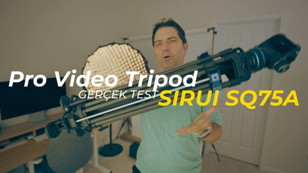 SIRUI SQ75A Video Tripod İnceleme | Tek Hamlede Yükseklik Ayarı ve Sıvı Kafa ile Sinematik Çekimler