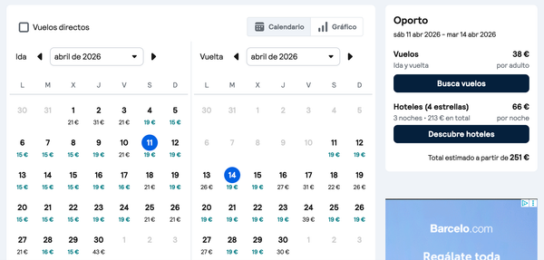 Vuelos baratos a Oporto: ¡desde 30€ ida y vuelta!