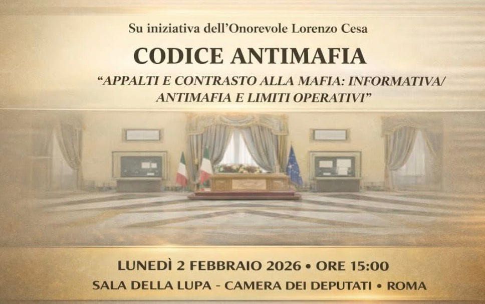 Camera dei deputati: focus su appalti e mafia