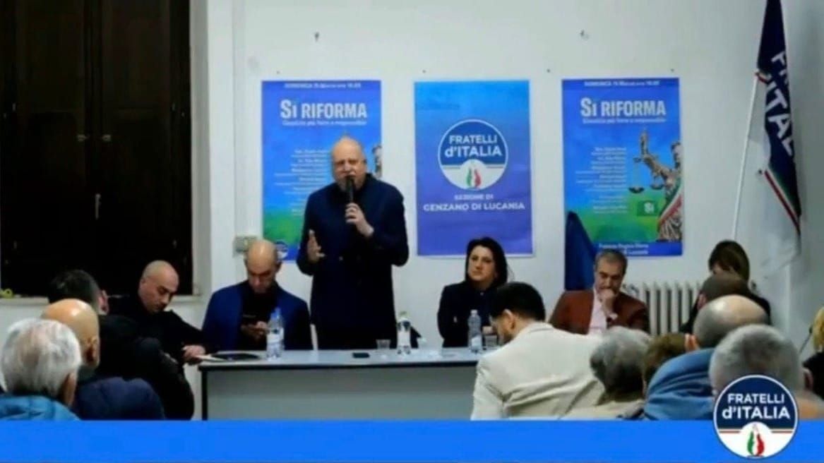 Referendum giustizia, Aldo Mattia (FDI): “Se serve, sfruttiamo il sistema clientelare”