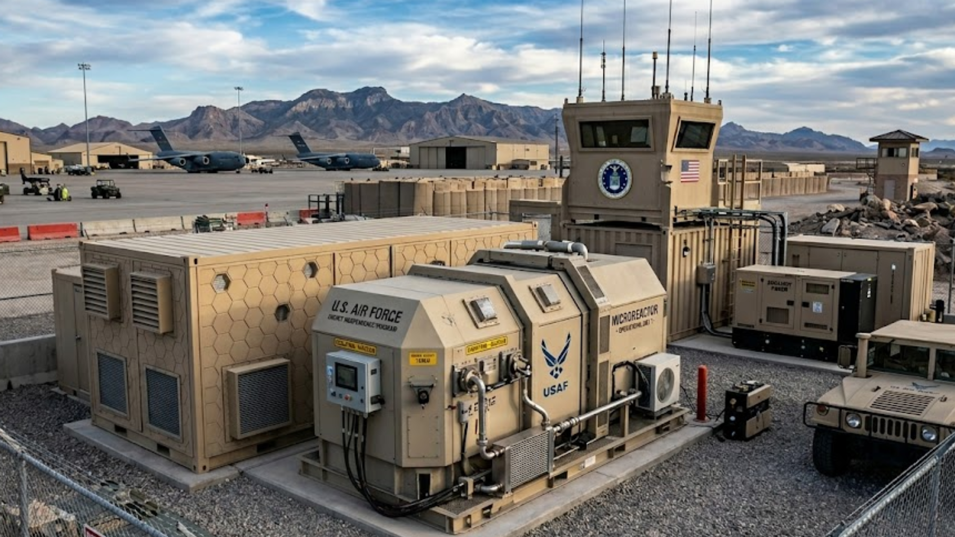 L’United States Air Force punta sui microreattori: nuova strategia per l’autonomia energetica delle basi