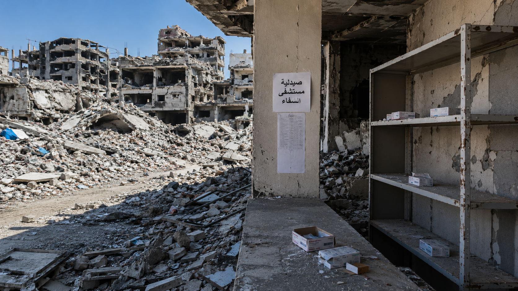 Gaza, crisi sanitaria: esaurito il 47% dei farmaci essenziali