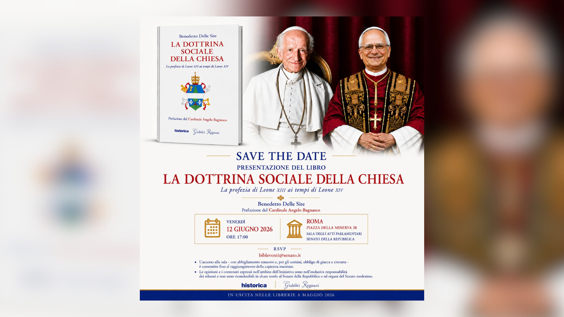 Leone XIII e le sfide contemporanee, al Senato la presentazione del libro di Delle Site