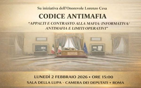 Camera dei deputati: focus su appalti e mafia