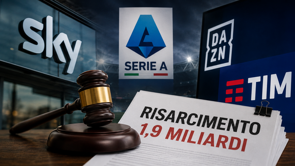 Serie A: Sky va all'attacco di Tim e Dazn, chiesto maxi-risarcimento da 1,9 miliardi