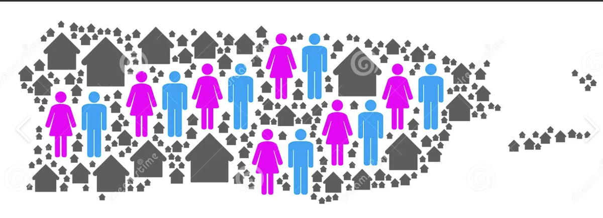 Sigue bajando la población residente en Puerto Rico