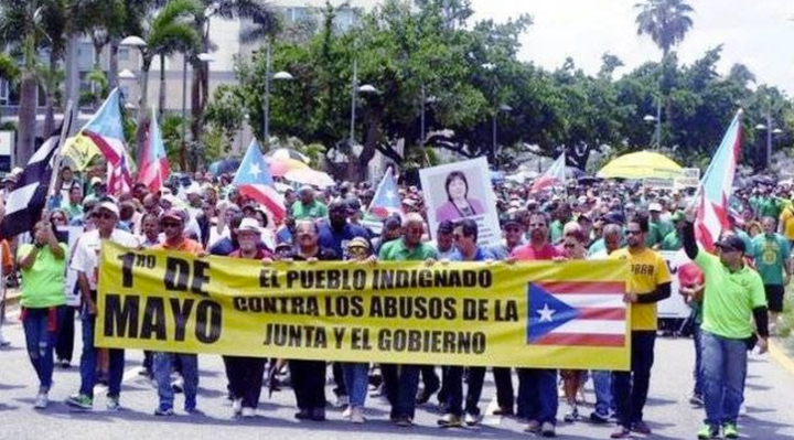 Primero de Mayo contra la Junta, las políticas antiobreras y los abusos patronales