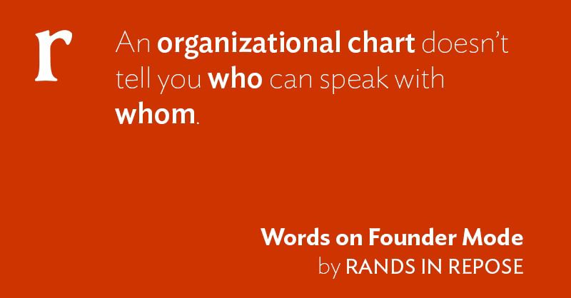 Words on Founder Mode