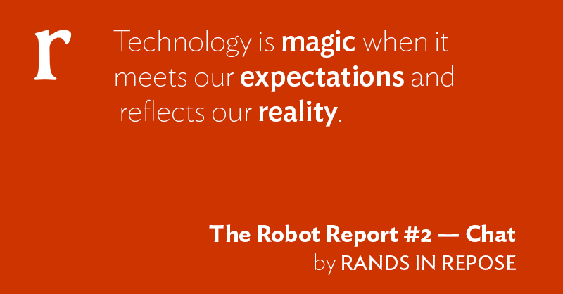 The Second Robot Report