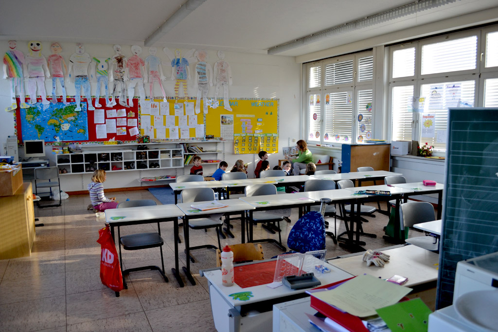 Kandern elementary school classroom
