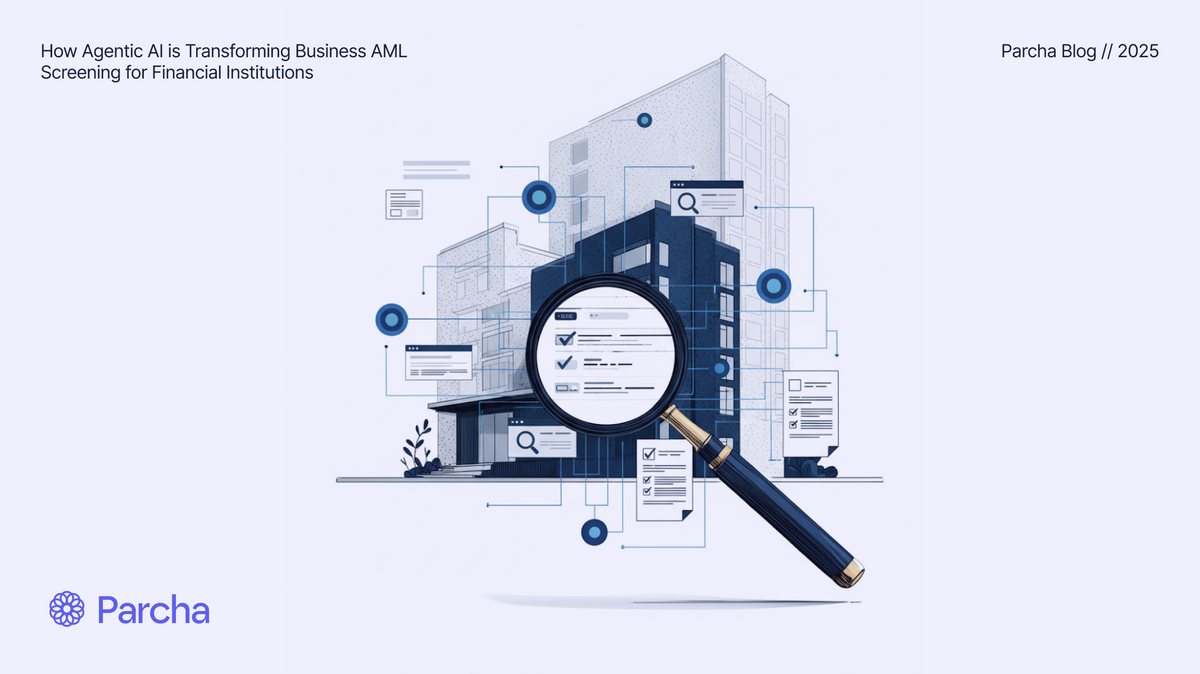 How Agentic AI is Transforming Business AML Screening for Financial Institutions