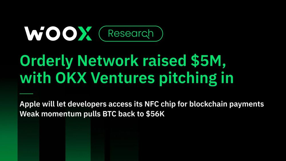 Orderly Network 融資 500 萬美元，OKX Ventures 參與其中
