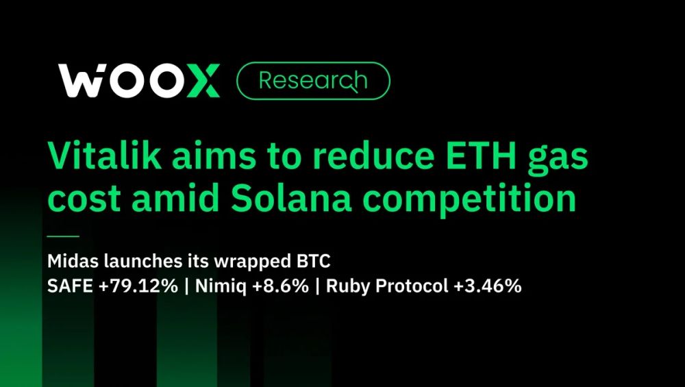 Vitalik 旨在與 Solana 的競爭中降低 Gas 成本