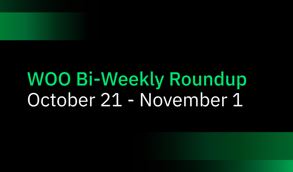 WOO Bi-weekly roundup