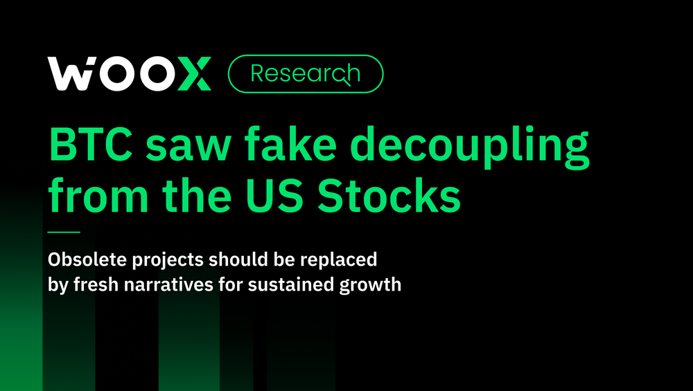 BTC saw fake decoupling from the US Stocks