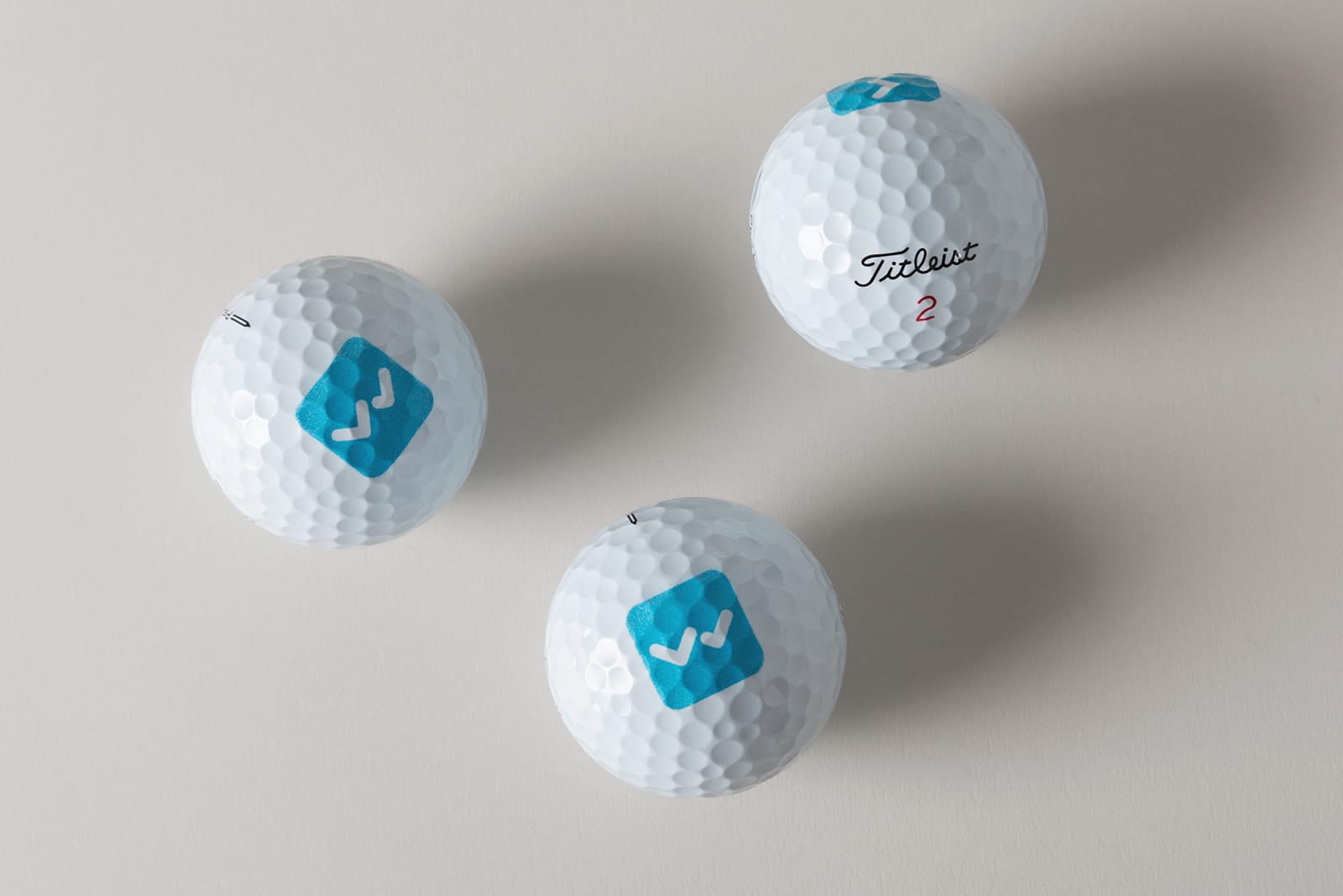 Werbezeichen Logo als Tampondruck auf Golfball