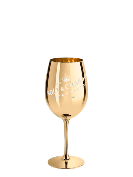 Champagner Glas mit Aufschrift Moet & Chandon