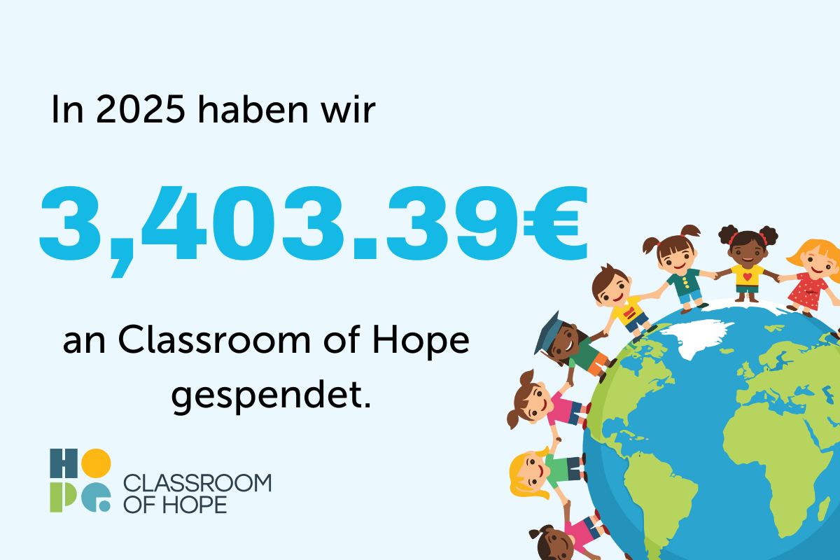 Spenden an Classroom of Hope