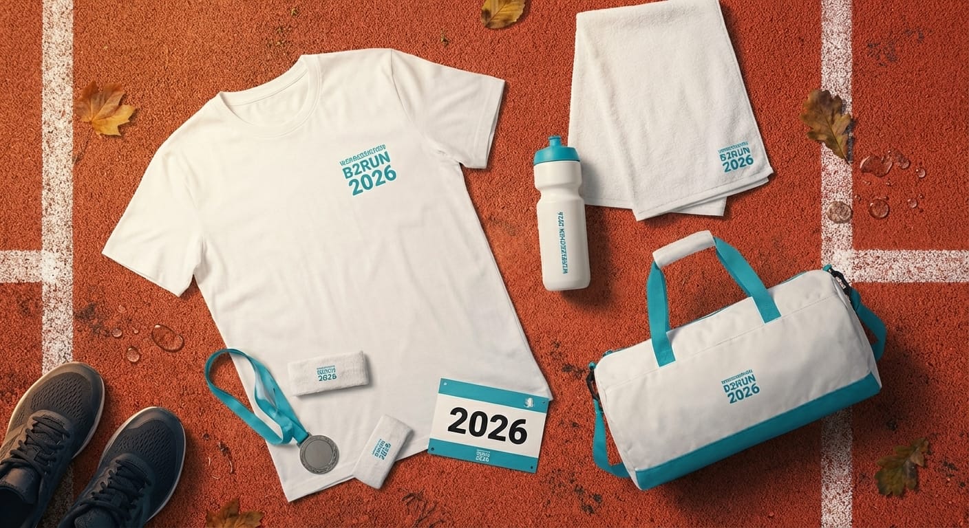 Werbeartikel Branding B2Run 2026
