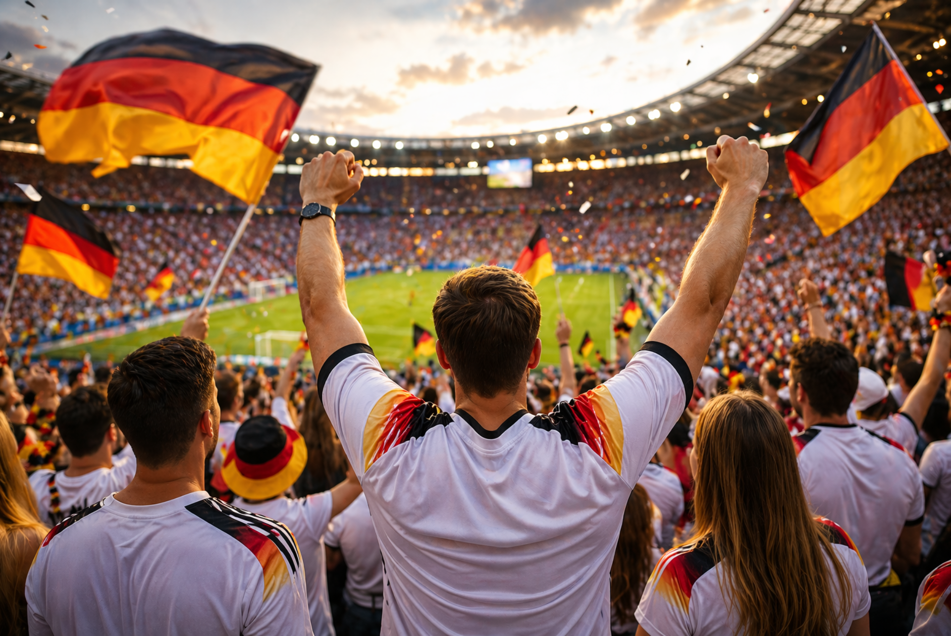 Deutschland Fans jubeln