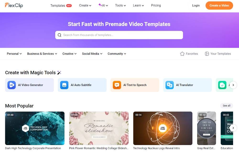 Top AI marketing tools in 2024 - FlexClip