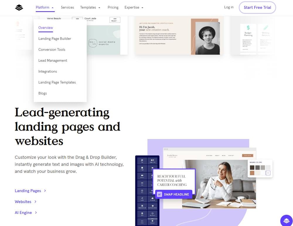Top AI marketing tools in 2024 - Leadpages