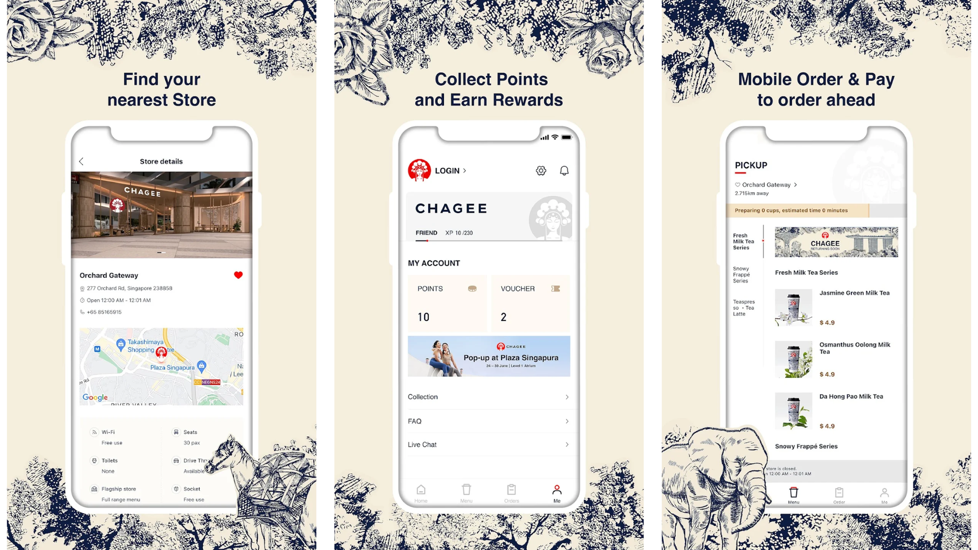 Chagee App - Membership and loyalty program