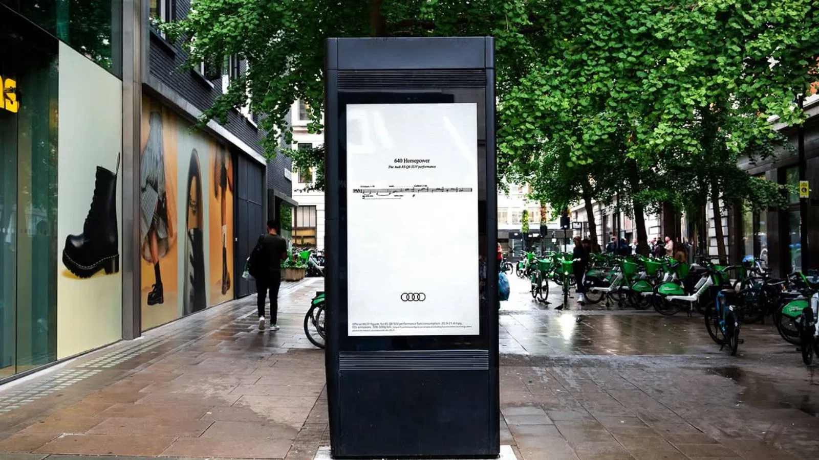 Audi "Engine Symphony" OOH campaign