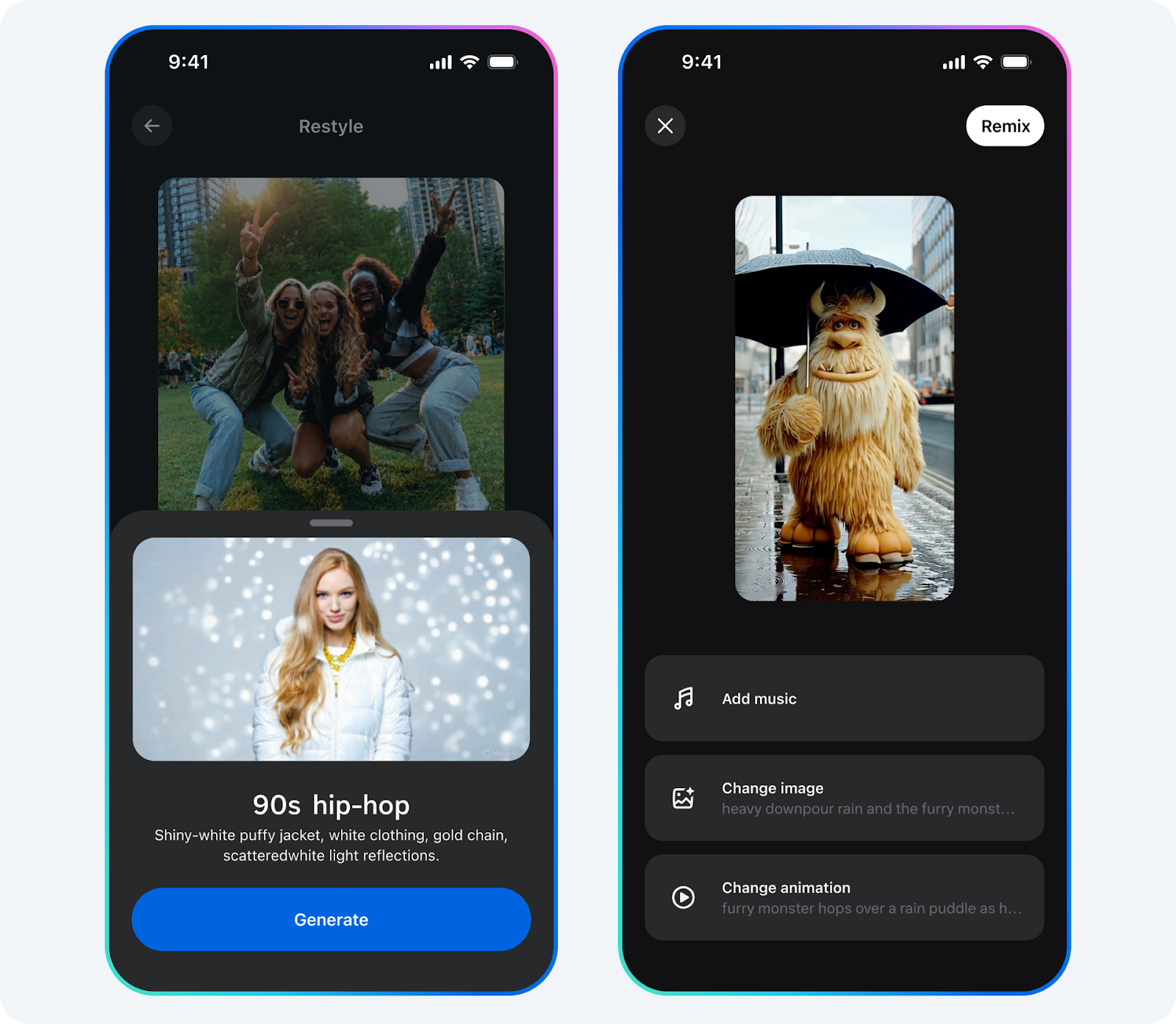 Vibes edit video with AI before sharing