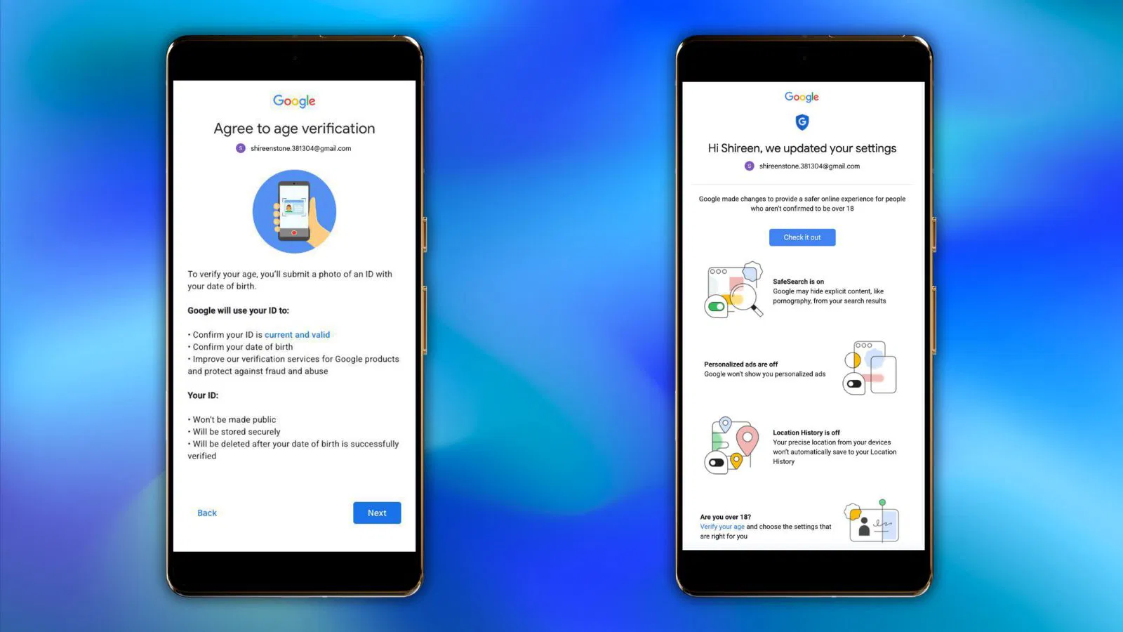 Google age assurance in Singapore roll-out
