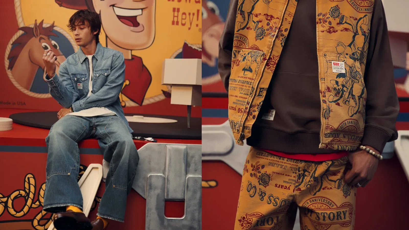Levi's x Toy Story limited edition collection for men