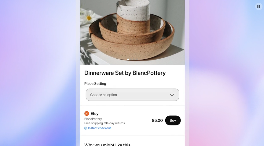 ChatGPT's newest Instant Checkout feature - one-click payment