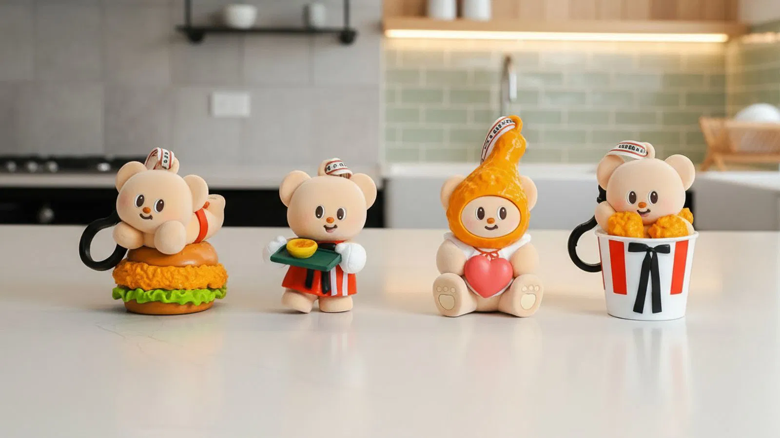 KFC and Butterbear limited collectibles