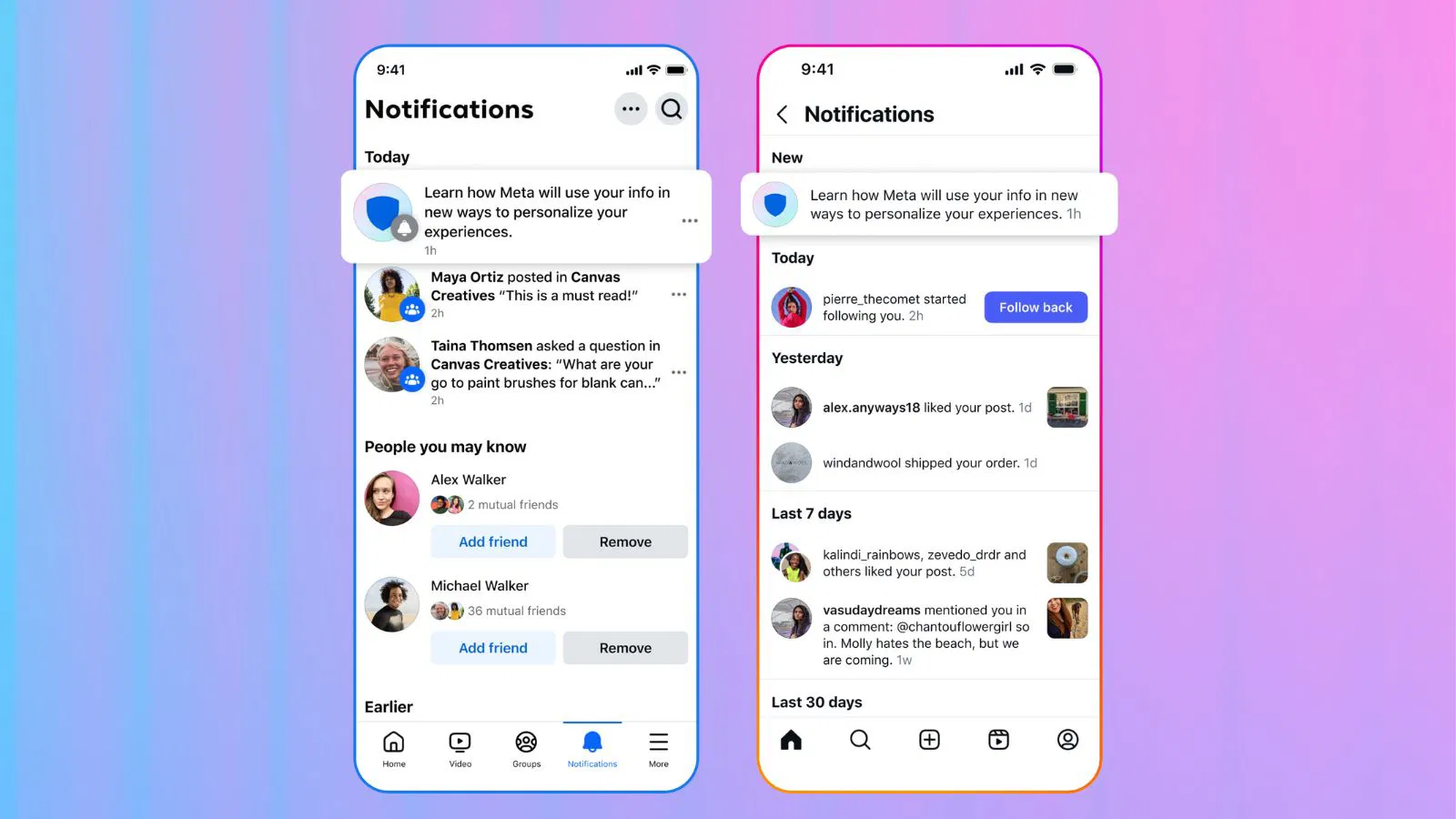 Meta AI-powered personalization via chats