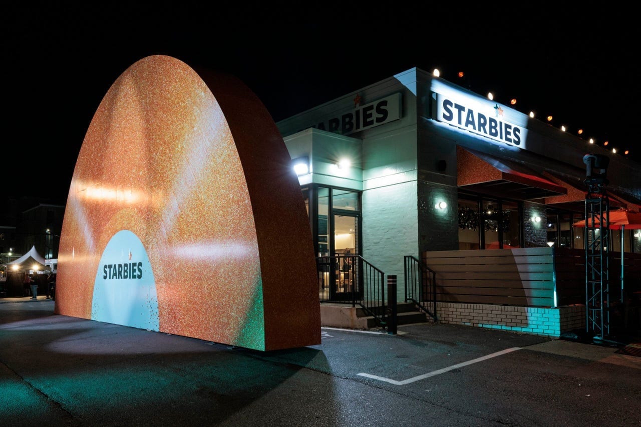 Starbucks activation "Starbies" in Nashville