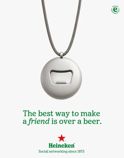 Heineken and AI digital wearable friends release fun campaign