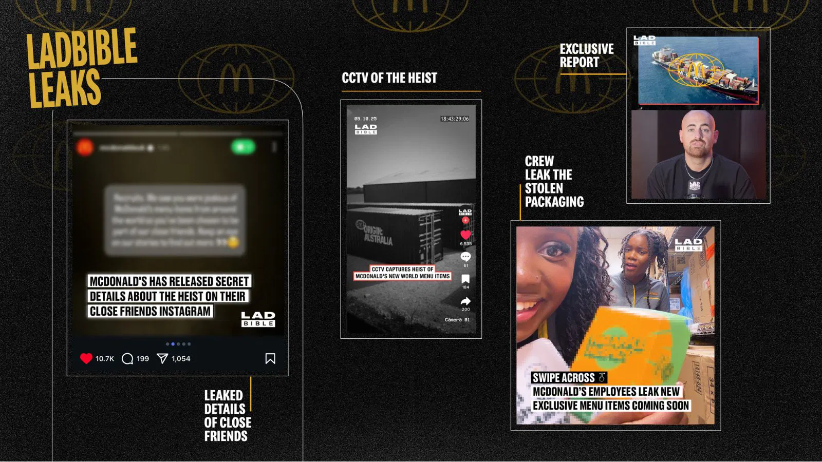 McDonald's Phase 2 CCTV leak videos for teaser