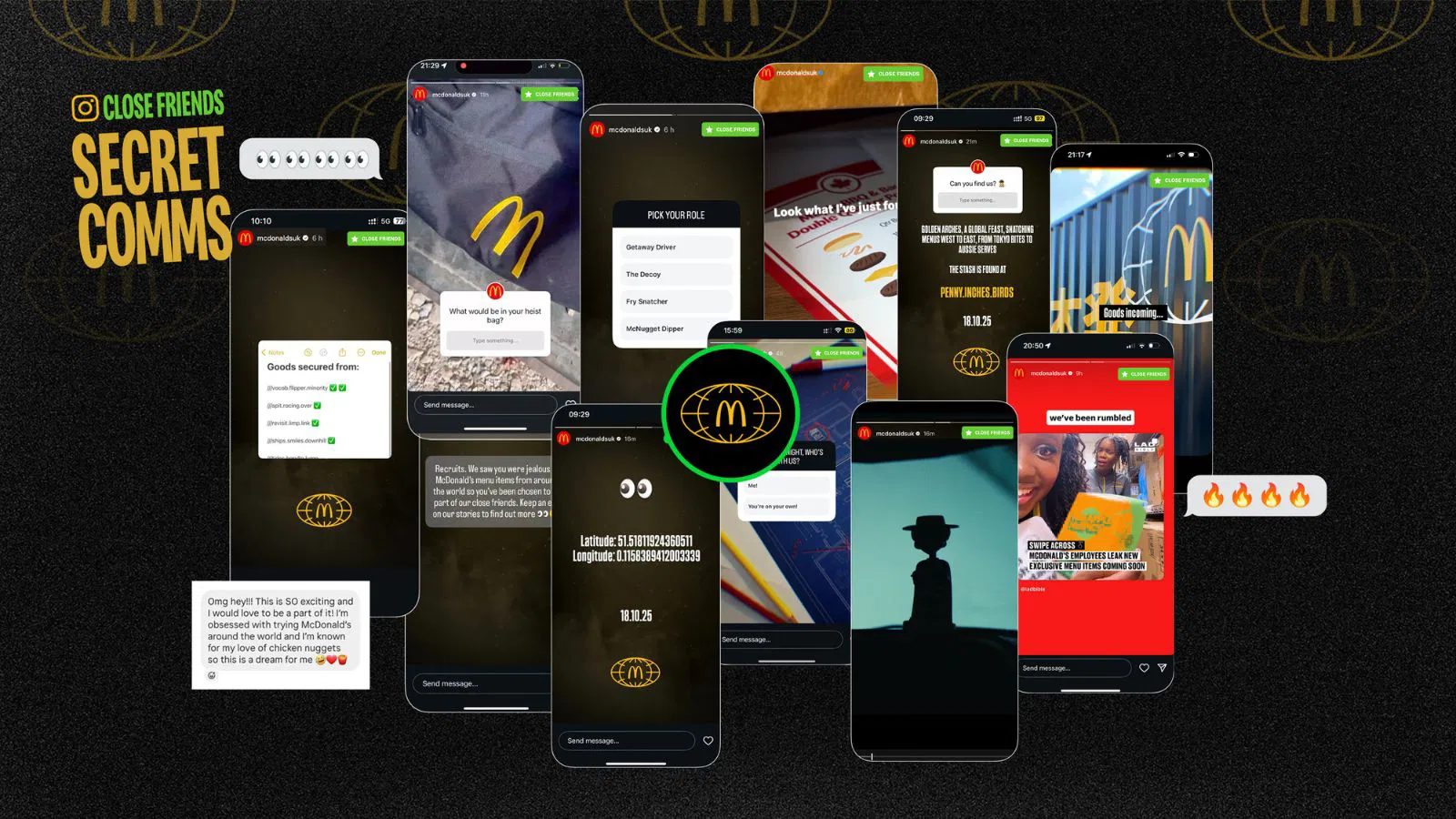 McDonald's Phase 1 Instagram The Plan campaign