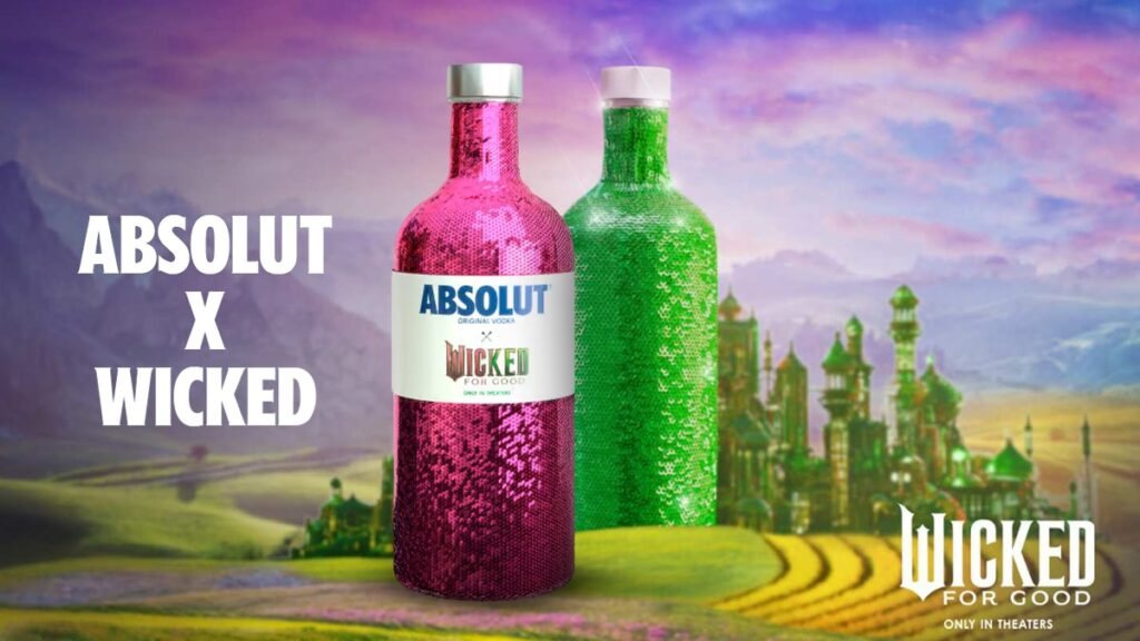Wicked: For Good brand trendjack - Absolut Vodka