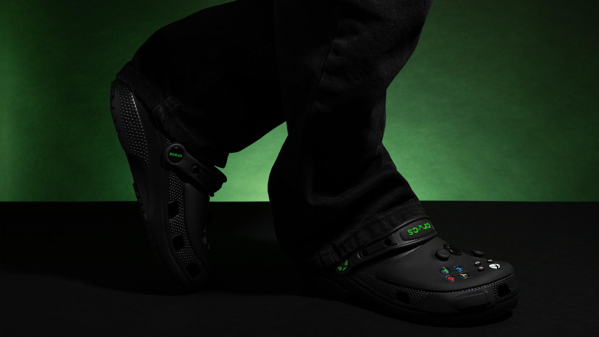 Xbox x Crocs collaboration clogs