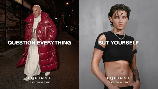 Equinox "Question Everything But Yourself" Campaign - AI Slop vs Real Photos