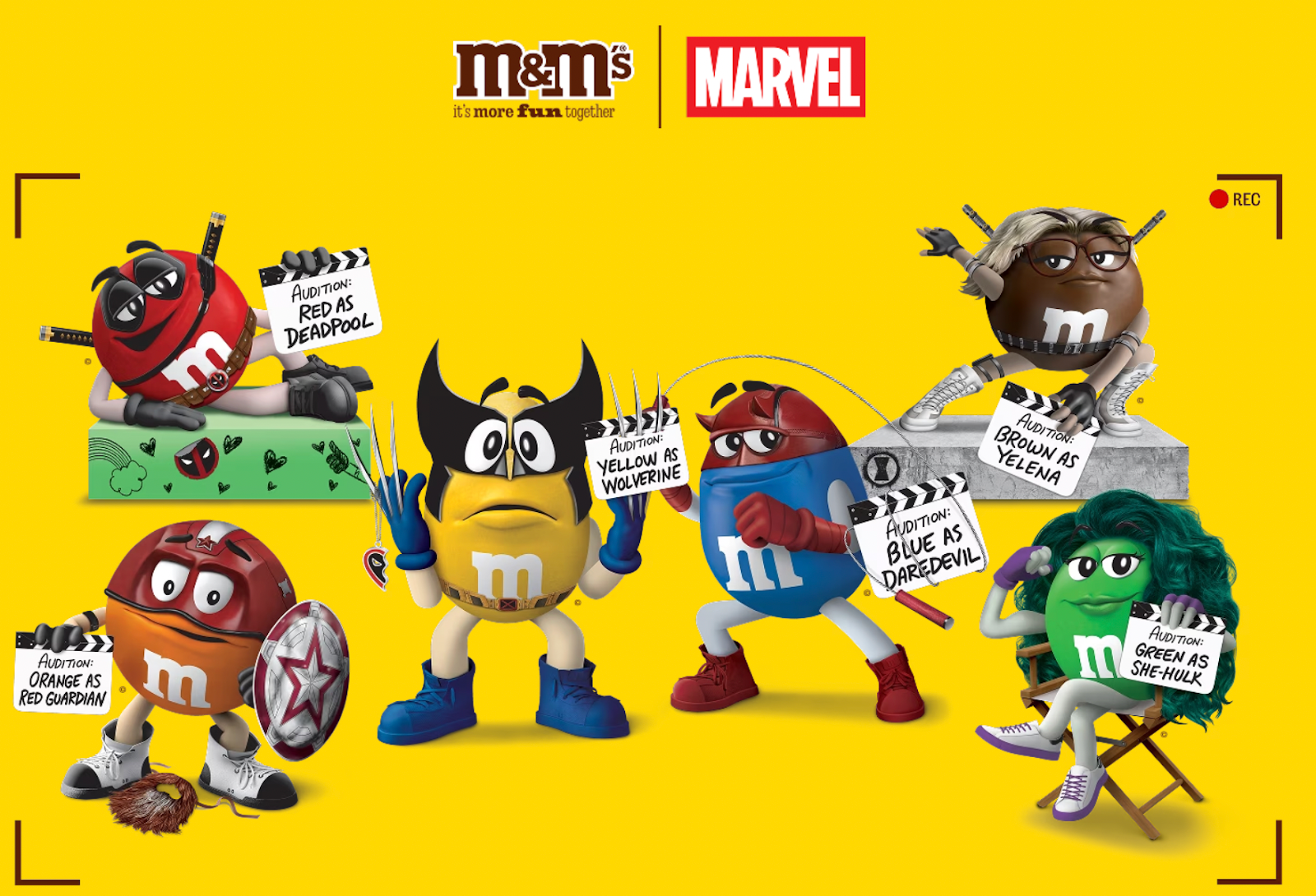 M&M and Marvel collaboration