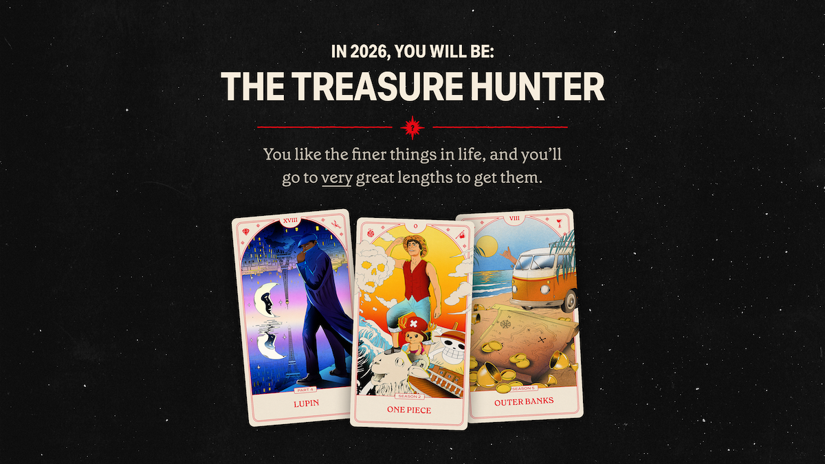 Netflix Tarot campaign - Algorithmic quiz that creates a themed prediction