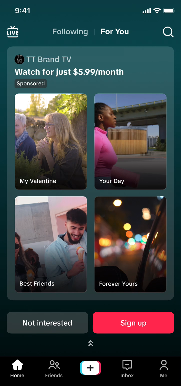 TikTok Streaming Ads